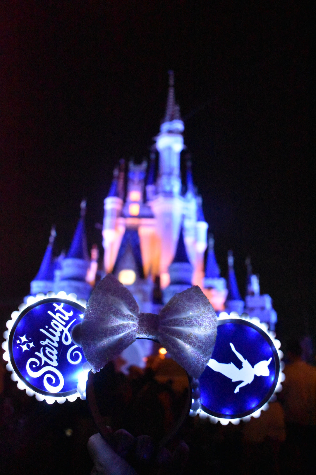 Starlight Parade Ears - Magic Kingdom Night time Peter Pan Blue Fairy Elsa
