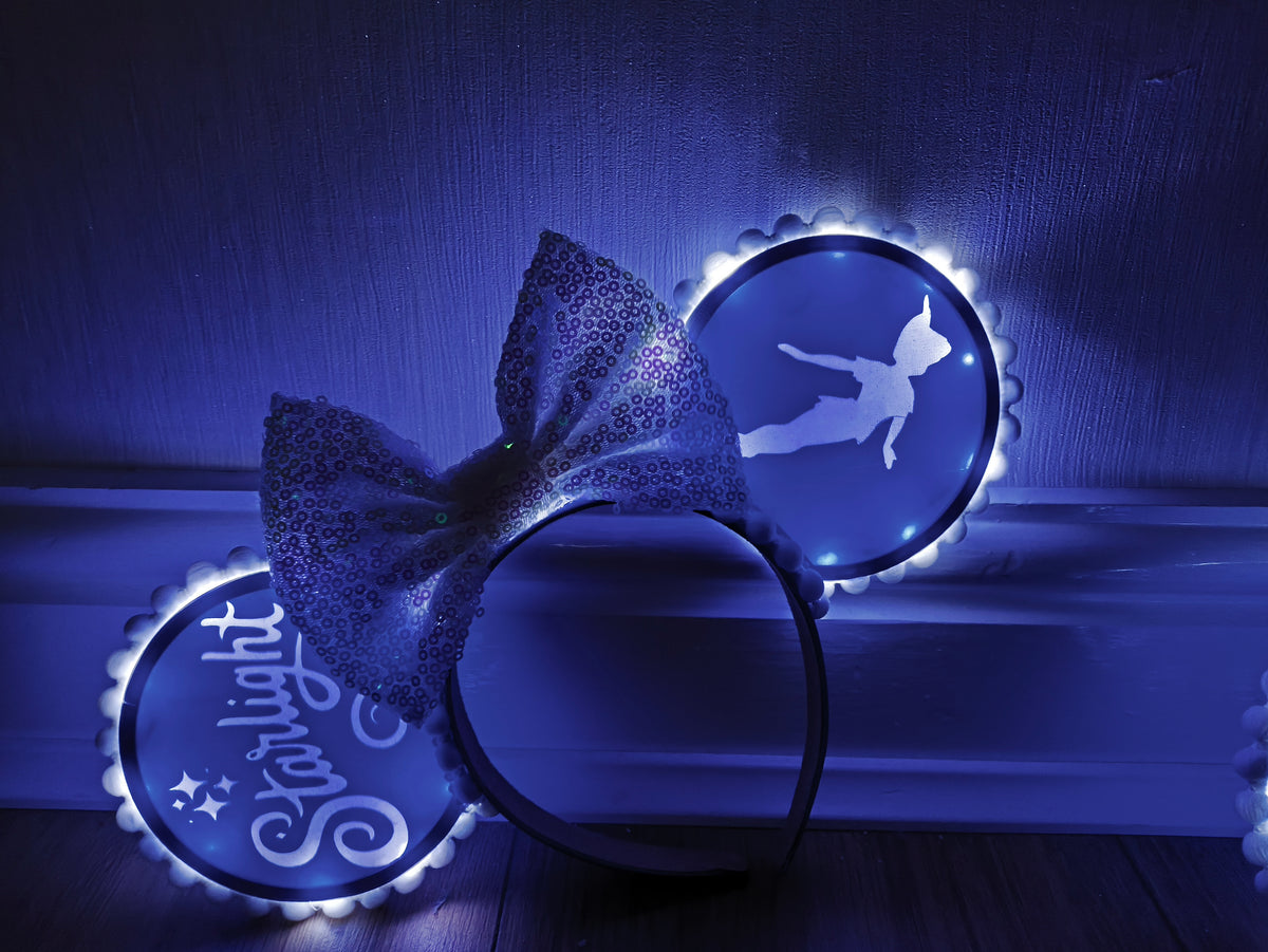 Starlight Parade Ears - Magic Kingdom Night time Peter Pan Blue Fairy Elsa