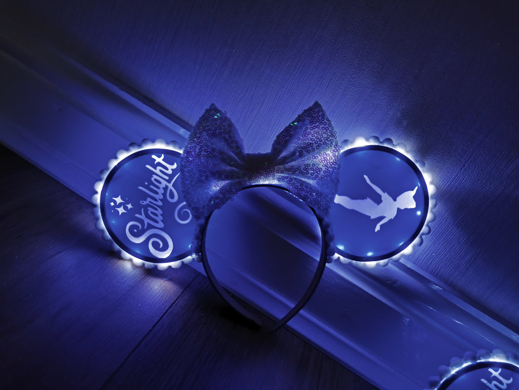 Starlight Parade Ears - Magic Kingdom Night time Peter Pan Blue Fairy Elsa