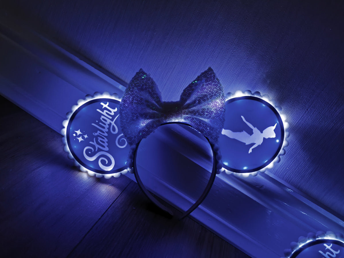 Starlight Parade Ears - Magic Kingdom Night time Peter Pan Blue Fairy Elsa