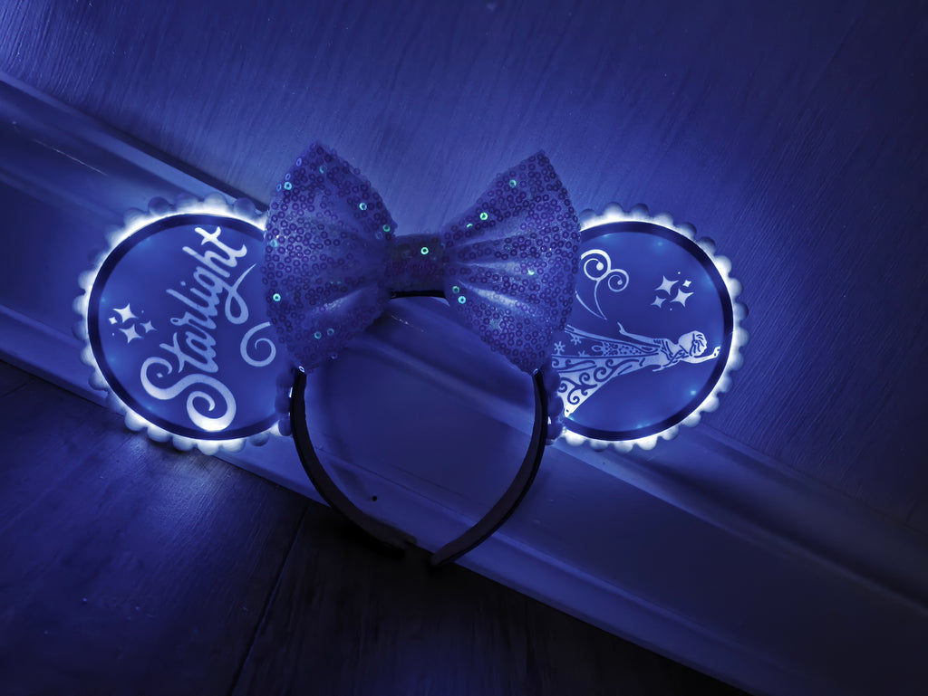 Starlight Parade Ears - Magic Kingdom Night time Peter Pan Blue Fairy Elsa