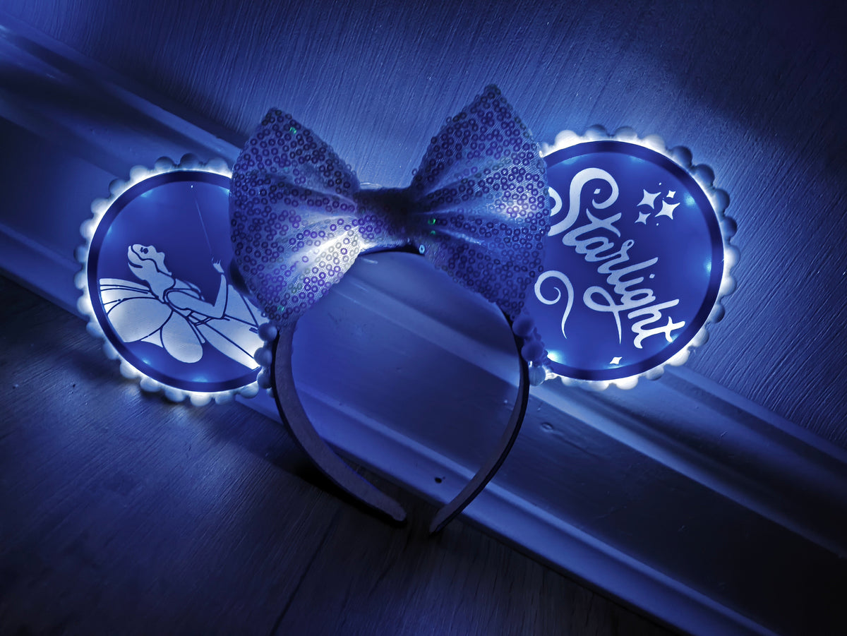 Starlight Parade Ears - Magic Kingdom Night time Peter Pan Blue Fairy Elsa