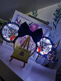 France Eiffel Tower Love Light Disney Minnie and Mickey Inspired Mouse Ears Headband - Disneyland Paris Red Blue Black