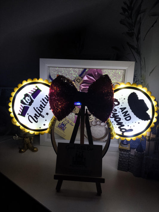 Toy Story Woody Buzz Light Disney Minnie and Mickey Inspired Mouse Ears Headband - Hollywood Studios Red Yellow Blue