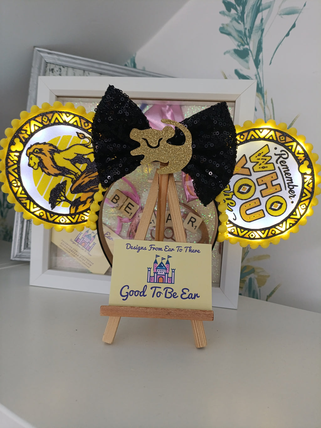 Lion King inspired Disney Minnie and Mickey Inspired Light Mouse Ears Headband- Disney World Animal Kingdom