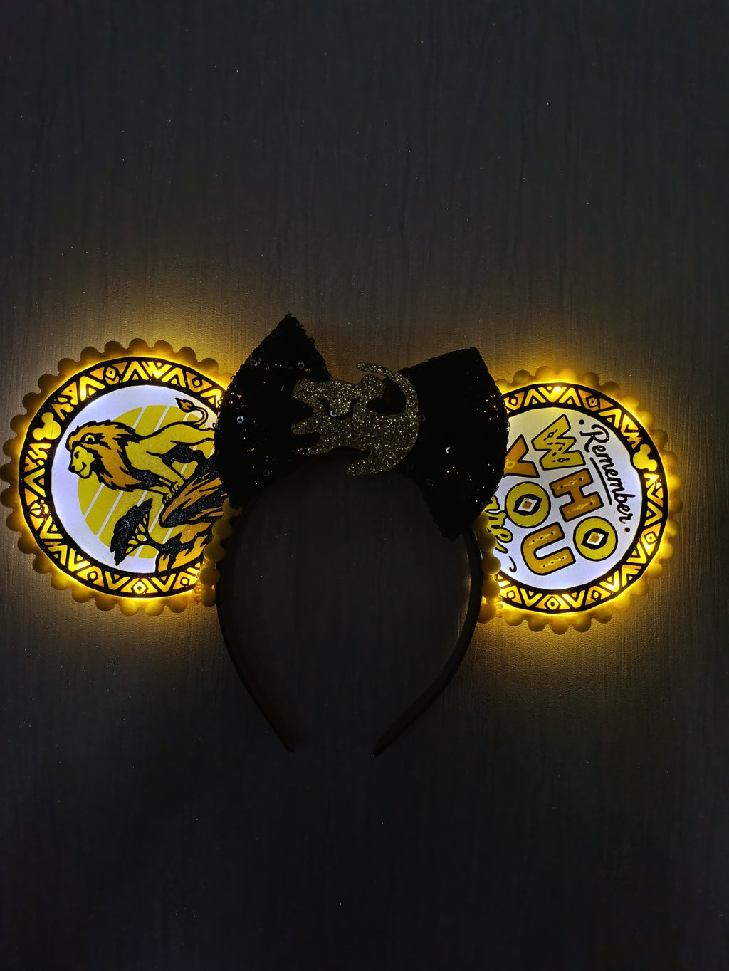 Lion King inspired Disney Minnie and Mickey Inspired Light Mouse Ears Headband- Disney World Animal Kingdom