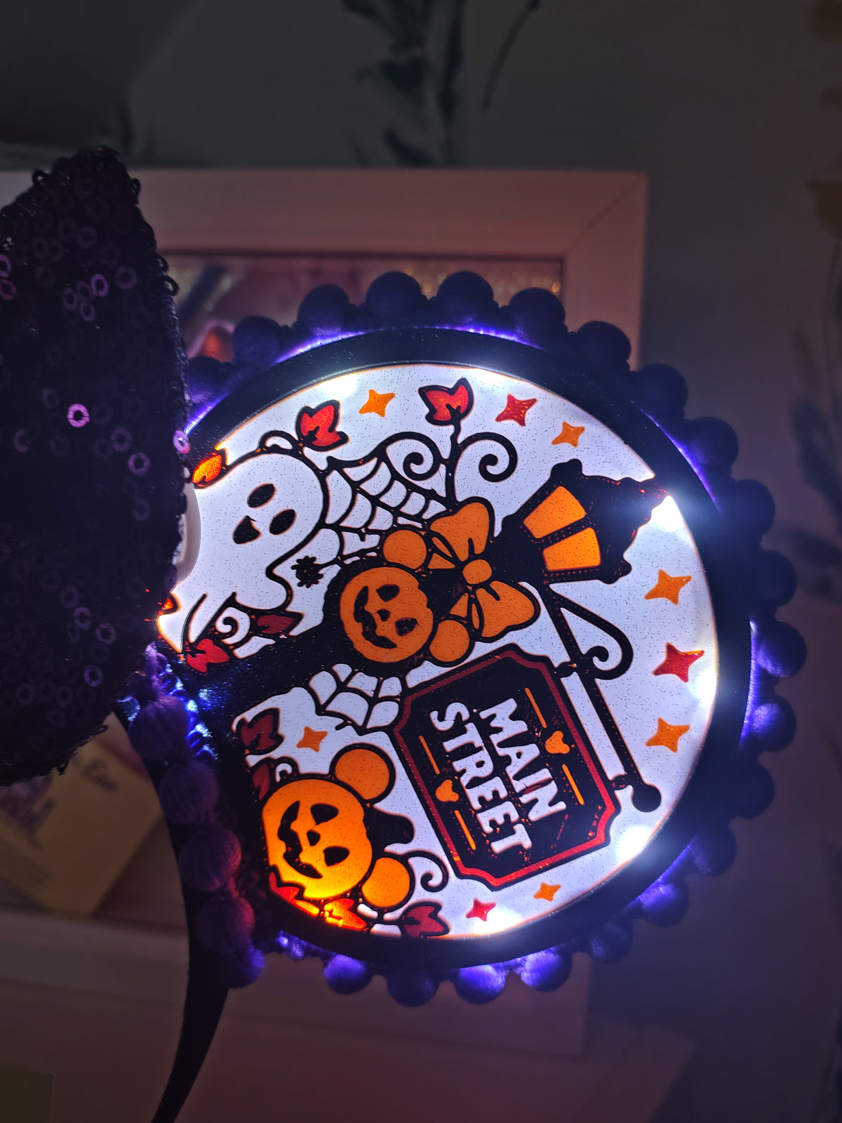Halloween Main Street - Magic Kingdom Night time
